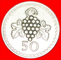 *• CLUSTER Of GRAPE: CYPRUS ★ 50 MILS 1974! LOW START★NO RESERVE! - Chypre