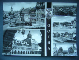 Germany: GOTHA - Hauptmarkt, Bahnhofstrasse, Orangerie, Schloss Friedenstein - Format 20,5 X 14,5 Cm - Unused 1960s - Gotha
