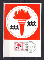 Carte Maximum De 1977 " SIGLE " L´ HUMANISTISCH  VERBOND "  ". N° YT 1841. Parfait état. CM - 1971-1980