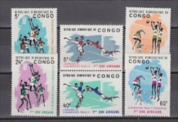 Congo 1965 Jeux Africains / Sports 6v ** Mnh (26806A) - Neufs