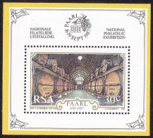 SOUTH AFRICA RSA 1987, Paarl Vinery Nat. Stamp Exh - Briefmarkenausstellung MNH, Mi Bl.19 - Neufs