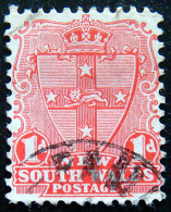 NEW SOUTH WALES 1897 1d Seal USED - Gebruikt