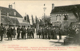 45 - LOIRET - CHATILLON - COLIGNY - Inauguration Du Tramway - Rallye Montargis - 12 Mai 1907 - Très Bon état - Chatillon Coligny