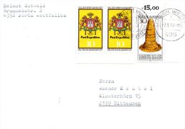 ALLEMAGNE.  N°790 De 1977 Sur Enveloppe Ayant Circulé. Cône D'or De L'âge De Bronze. - Archäologie
