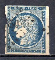 5/ France  : N° 4 Oblitéré  , Cote : 60,00 € , Disperse Belle Collection ! - 1849-1850 Cérès