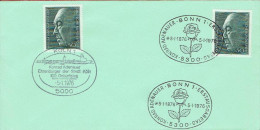 Germany - Mi-Nr 876 FDC (a563)- - 1971-1980