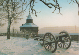 Esslingen Am Neckar - Burgterrasse Mit Kanone Im Winter - Esslingen