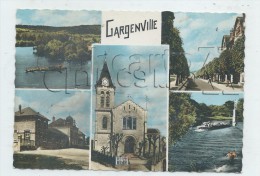 Gargenville (78)  : 5 Vues Dont MP De Péniches En 1965 (animé) GF. - Gargenville