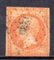 5/ France  : N° 16 Oblitéré  , Cote : 20,00 € , Disperse Belle Collection ! - 1853-1860 Napoleon III