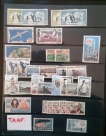 TAAF (terres Australes Antartiques Françaises)  Bon Petit Lot De Timbres, Oblitérés. Cote + De 900 Euros - Collections, Lots & Séries