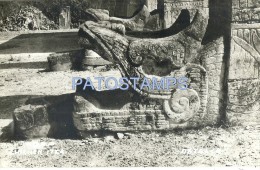 26096 MEXICO MERIDA YUCATAN HEAD OF SNAKE RUINS CHICHEN - ITZA POSTAL POSTCARD - Nicaragua