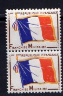 France 1964.Franchise Militaire N° 13.Drapeaux.** - Militärische Franchisemarken