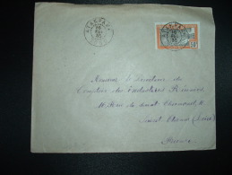 LETTRE TP TOGO LE CACAOYER 50c OBL.16 FEV 35 ATAKPAME TOGO - Lettres & Documents
