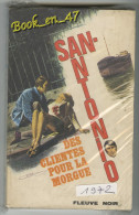 {74516} San-Antonio "des Clientes Pour La Morgue" 25/01/1972.   Péniche . " En Baisse " - San Antonio