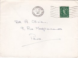 LSC  DEPART DE LONDON- GRANDE BRETAGNE -   10 DEC. 1952 - Postmark Collection