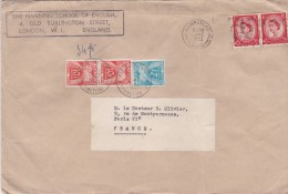 LSC  DEPART DE HAMPSTEAD - GRANDE BRETAGNE -   30 JNE 1953 - Postmark Collection