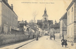 Doulevant-le-Château - Rue De La Gare Et L´Eglise - Imprimeries Réunie Nancy - Doulevant-le-Château