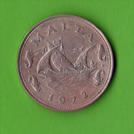 MALTE / MALTA /10 CENTS  / 1972   - BEL ETAT - Malte