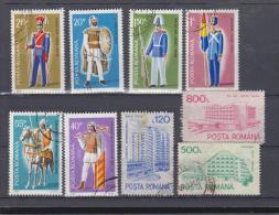 Roumanie Lot De 9 Timbres  Oblitérés Différents - Used Stamps