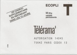 Enveloppe T Télérama (écopli) - Karten/Antwortumschläge T