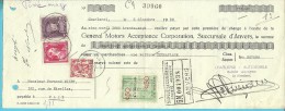 319+339+428 Op "change à L´ordre" Met Stempel ANTWERPEN Met Firmaperforatie (perfin) "BDC" - 1934-51