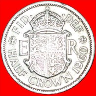 ★COAT OF ARMS: UNITED KINGDOM★ HALF CROWN 1960! LOW START ★NO RESERVE! - K. 1/2 Crown