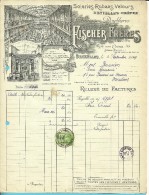 SOIERIES-RUBANS-VELOURS / AISCHER / BRUXELLES 1929 (F268) - Textile & Vestimentaire