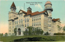 235253-New York, Buffalo, Masten Park High School, Curt Teich No A-24610 - Buffalo