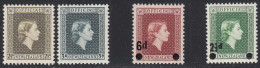 New Zealand 1959,1961,1953 Officials, Mint No Hinge, Sc# , SG O162,O167,O168,O169 - Oficiales