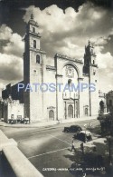 26162 MEXICO MERIDA YUCATAN VIEW CATHEDRAL & STREET POSTAL POSTCARD - Nicaragua