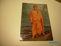 BUDDHISM  INDIA  KANYAKUMARI SWAMI VIVEKANADA ON THE SHRIPADA SHILA , POSTCARD , O - Buddhismus