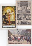 Österreich 1912: 3 Gelaufene Karten "Kaiser Franz Joseph" Eucharisten- Kongress Wien 1912 - Stephansplatz