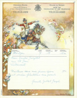 TELEGRAMM - TELEGRAMME B.13 (D.F.) - Cachet HERBESTHAL Au Dos - Telegraphs
