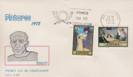 Enveloppe  FDC   1er    Jour    ESPAGNE    Oeuvres  De   PICASSO     1978 - Picasso