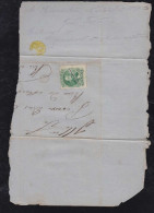 Brazil Brasil 1871 Cover Fragment MAR HESPANHA To Rio De Janeiro - Briefe U. Dokumente