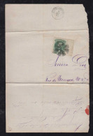 Brazil Brasil 1871 Cover Fragment BEMPOSTA To Rio De Janeiro Margin - Briefe U. Dokumente