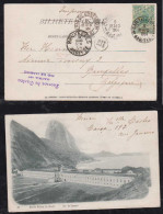 Brazil Brasil 1904 Picture Postcard Escolar Militar RIO To BRUXELLES Belgium - Cartas & Documentos