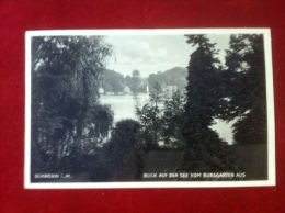 AK Schwerin Blick Auf Den See Vom Burggarten Aus 1932 - Schwerin