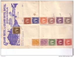 SUEDE TIMBRES COLLES EN PARTIE SUR DOCUMENT   COTE:285 EUROS - Neufs