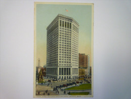 DETROIT , Mich.  :  FIRST NATIONAL BANK  BUILDING  -  Carte Couleur   - Detroit