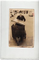 FACTEUR - TRANSPORT DU COURRIER - CHARIOT - PHOTO 9.5 X 6.5 CM - Professions