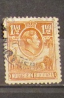 Rhodesia Del Nord - Northern 1938 King George VI Used - Rhodesia Del Nord (...-1963)