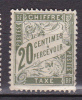 N° 31 Taxes 20c  Vert  Neuf Sans De Charnière Sans Gomme - 1859-1959.. Ungebraucht