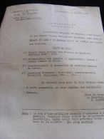 Syndicat D´ Initiative De La Plage Des Rosaires 1938 Feuillet De Convocation M1 Saint Brieuc - Sports & Tourisme