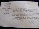 Syndicat D´ Initiative De La Plage Des Rosaires 31 Juillet 1936 Note Feuillet  M1 Saint Brieuc - Sports & Tourisme