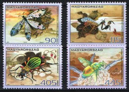 HUNGARY 2014 FAUNA Animals Of Hungary INSECTS - Fine Set MNH - Unused Stamps