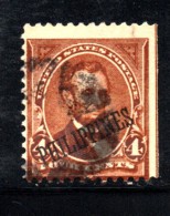 Y1481 - FILIPPINE 1899 , 4 Cent Yvert N. 179 Usato - Philippines