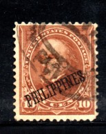 Y1483 - FILIPPINE 1899 , 10 Cent Yvert N. 183 Usato - Philippinen