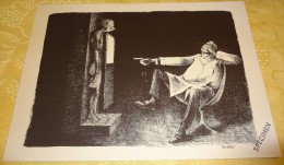 Illustration Spécimen - Claude Serre - Radiologue, Médecine - Format 37.5 X 27 Cm - Serigraphies & Lithographies