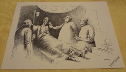 Illustration Spécimen - Claude Serre - Chirurgie, Médecine - Format 37.5 X 27 Cm - Serigraphies & Lithographies